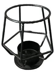 Vorschaubild 1 von Teelichthalter Modern Schwarz Metall Kerzenhalter Deko