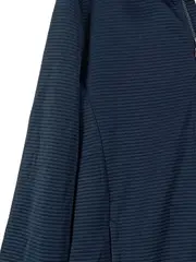 Vorschaubild 4 von Herren Fleecejacke Outdoor Blau Gr. 50/L Rippstrick Polyester