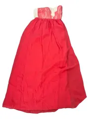 Vorschaubild 6 von Damen Abendkleid Rot Elegant Spitze Maxikleid Gr. 36 S