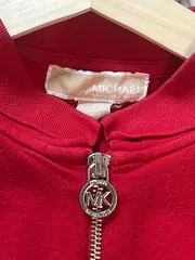 Vorschaubild 4 von Damen Poloshirt Rot Gr. S Reißverschluss Elegant