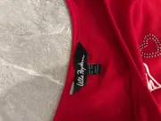 Vorschaubild 4 von Damen Langarmshirt Rot Herz-Print Gr. 46/48 Charmant