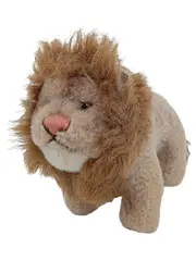 Vorschaubild 1 von Kuscheltier Löwe Plüschtier Stofftier Beige 13 cm Knopf im Ohr