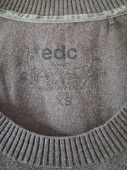 Vorschaubild 3 von EDC Damen Pullover Casual Braun Gr. 34/XS Langarm