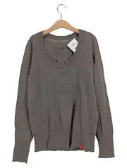 Vorschaubild 1 von EDC Damen Pullover Casual Braun Gr. 34/XS Langarm