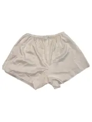 Vorschaubild 3 von Damen Schlafshorts Satin Look Weiß Gr. S Elegant Pyjama