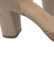 Vorschaubild 6 von On Air Pumps Damen Gr. 41,5 Beige Blumenmuster Blockabsatz Leder