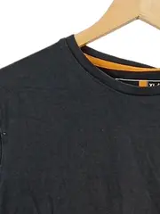 Vorschaubild 3 von Herren T-Shirt Schwarz Gr. XL Slim Fit Logo Baumwolle Basic