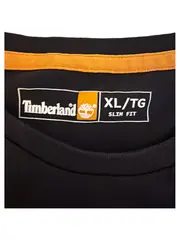 Vorschaubild 4 von Herren T-Shirt Schwarz Gr. XL Slim Fit Logo Baumwolle Basic