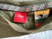 Vorschaubild 3 von Kinder T-Shirt Surf Days gestreift Gr. 104/110 Orange Oliv