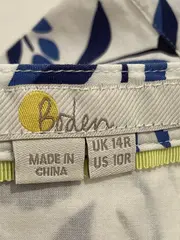 Vorschaubild 5 von Wickelrock Damen Blumenmuster Midirock Baumwolle Gr. 40 L Mehrfarbig