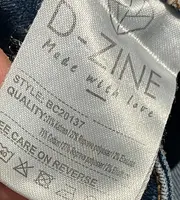 Vorschaubild 5 von D-Zine Jeans Regular Fit Kinder Mädchen Gr. 158 Blau Capri 3/4
