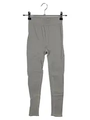 Vorschaubild 1 von Gerippte Leggings Damen XS Grau High Waist Basic Stretch