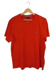 Vorschaubild 1 von T-Shirt Herren XXL Rot Basic Logo Organic Cotton