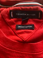Vorschaubild 2 von T-Shirt Herren XXL Rot Basic Logo Organic Cotton