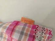 Vorschaubild 3 von Mädchen Freizeitkleid Gr. 62 Pink Orange Kariert Feminin Baumwolle