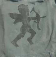 Vorschaubild 5 von Damen Kapuzenpullover Hoodie Engel Motiv Türkis Gr. L