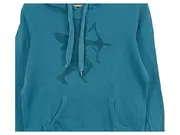 Vorschaubild 2 von Damen Kapuzenpullover Hoodie Engel Motiv Türkis Gr. L
