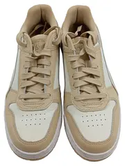 Vorschaubild 2 von Herren Sneaker Low Beige Weiß Gr. 42 Leder Optik Sportschuh