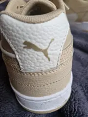 Vorschaubild 3 von Herren Sneaker Low Beige Weiß Gr. 42 Leder Optik Sportschuh