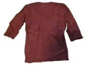 Vorschaubild 2 von Pullover Mädchen Gr. 150/152 Orange Lochmuster 3/4-Arm