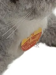 Vorschaubild 4 von Robbe Olly Plüschtier Kuscheltier grau Knopf im Ohr vintage