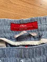 Vorschaubild 4 von Smart Chino Damen Stoffhose Gr. 34 Blau Leinen Baumwolle