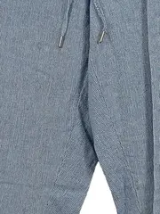 Vorschaubild 2 von Smart Chino Damen Stoffhose Gr. 34 Blau Leinen Baumwolle