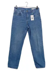 Vorschaubild 1 von Straight Leg Jeans Damen Größe 38 Hellblau High Waist