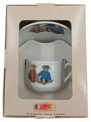 STEIFF Tasse und Unterteller