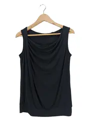 Vorschaubild 1 von Damen Top Shirt Gr. 36/S Schwarz Elegant Polyester