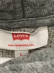 Vorschaubild 5 von Hoodie Kapuzenpullover Herren Gr. L Grau Logo-Print Baumwolle