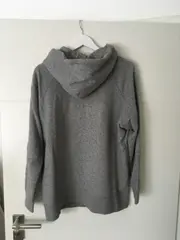 Vorschaubild 3 von Hoodie Kapuzenpullover Herren Gr. L Grau Logo-Print Baumwolle