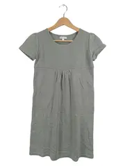 Vorschaubild 2 von Mädchen Strickkleid Gr. 150/152 Grau Kurzarm Casual