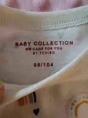 Vorschaubild 2 von Baby Body Mädchen Gr. 104 Weiß Regenbogen Langarm