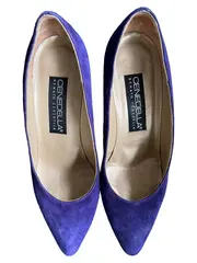 Vorschaubild 2 von Damen Pumps Lila Wildleder Gr. 37 Klassisch Elegant