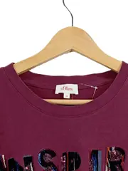 Vorschaubild 5 von Damen Langarmshirt Gr. 42 Lila INSPIRE Pailletten Stickerei