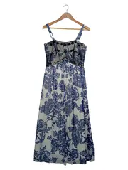 Vorschaubild 1 von Damen Freizeitkleid M Blumenmuster Maxikleid Mehrfarbig