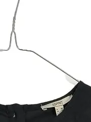 Vorschaubild 3 von Damen Leinenkleid Gr. 36/S Schwarz Freizeitkleid Sommer