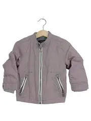 Vorschaubild 1 von Baby Leichte Jacke Bomberjacke kariert Gr. 74 Beige