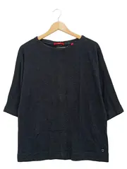 Vorschaubild 1 von Damen T-Shirt Gr. 38/M Grau Meliert Baumwolle Casual