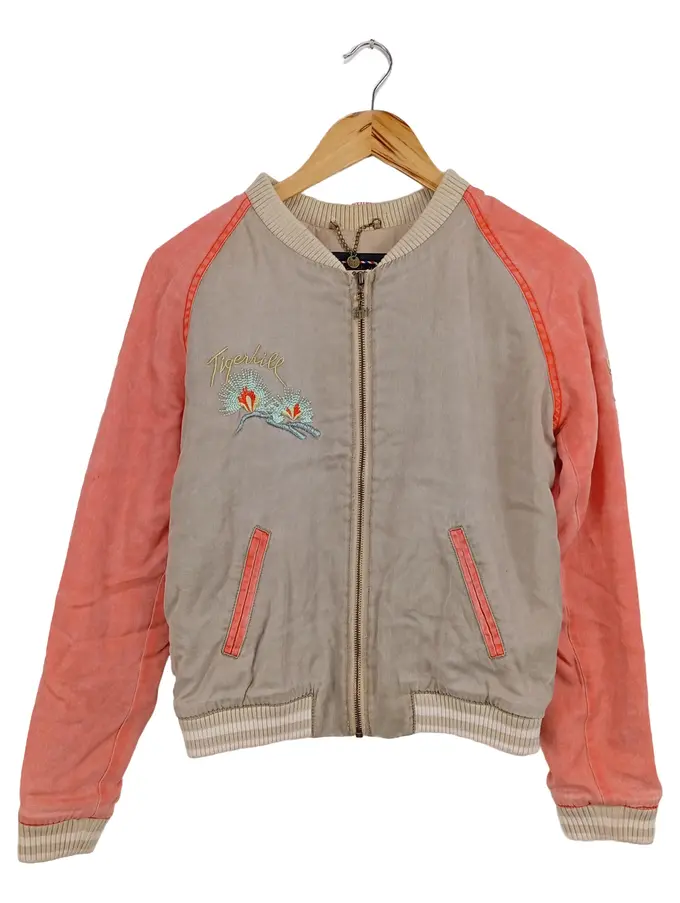 Bomberjacke Für Damen - Leichte Blouson Jacke Für Herbst Mit Praktischen Taschen