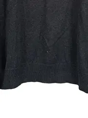 Vorschaubild 4 von Pullover Herren L Baumwolle Grau V-Ausschnitt Langarm Alltag