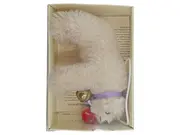Vorschaubild 1 von Kuscheltier Hund Weiß Mohair Miniatur 2005 OVP Sammler
