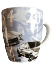 Vorschaubild 1 von Tasse Blau Porzellan Fan Becher Fahrzeuge 11cm