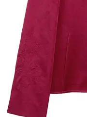 Vorschaubild 4 von Damen Blazer Gr. 40 Pink Business Jacke Polyester