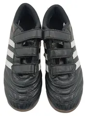 Vorschaubild 2 von Kinder Fussballschuhe Schwarz Gr. 35 Klettverschluss Hallenschuhe