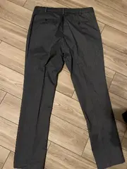 Vorschaubild 2 von Herren Anzughose Business Hose Grau Gr. 50/L W34 Baumwolle
