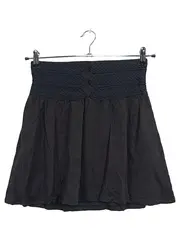 Vorschaubild 1 von Damen A-Linienrock Schwarz Gr. M Baumwolle Stickerei