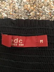 Vorschaubild 2 von Damen A-Linienrock Schwarz Gr. M Baumwolle Stickerei