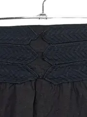 Vorschaubild 5 von Damen A-Linienrock Schwarz Gr. M Baumwolle Stickerei